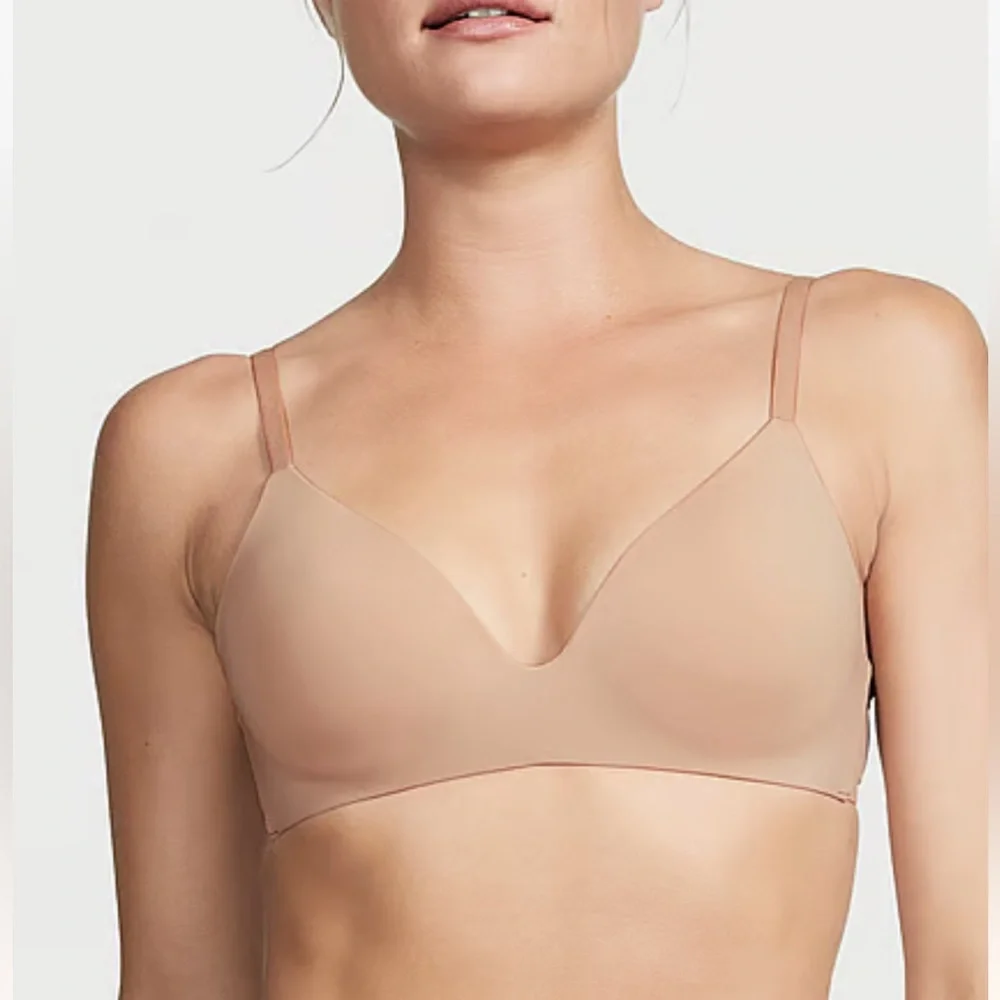 🌻Body by Victoria Beige T-Shirt Lightly Lined Wireless Bra Size 36DD